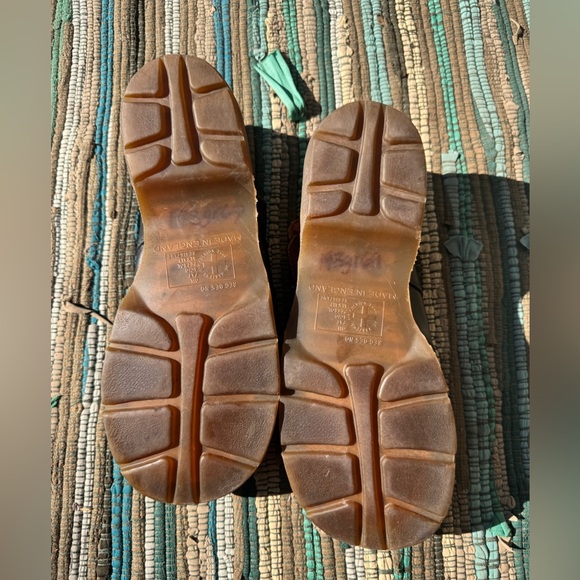 90s Vintage Made in England Doc Martens Black Mary Jane Shoes Sz 10 - Picture 9 of 11